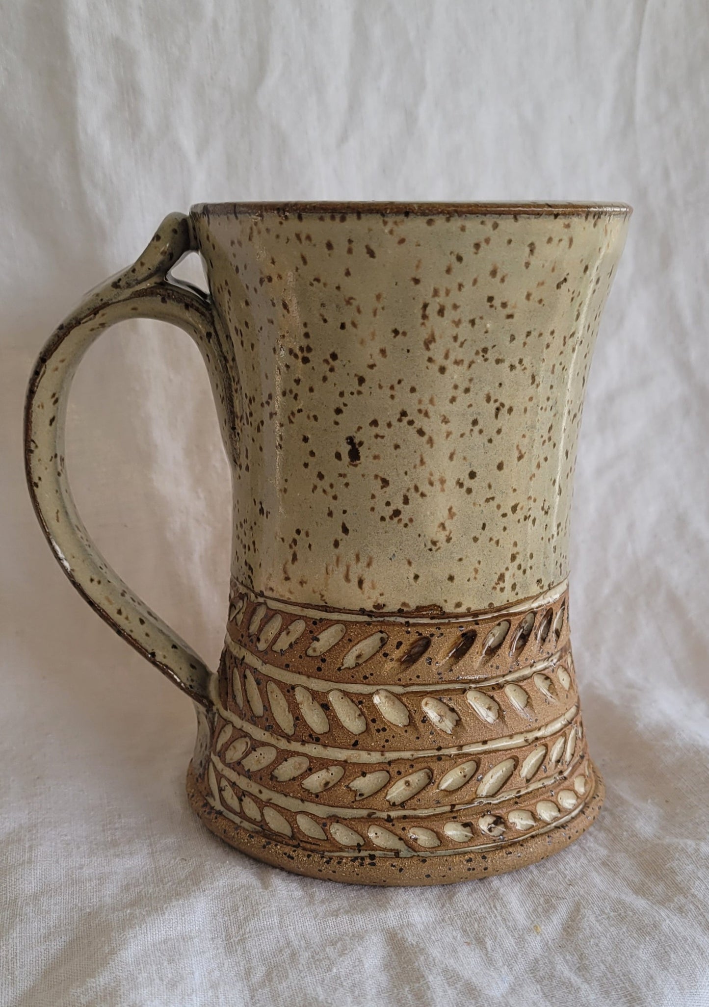 Birch Carved Mug