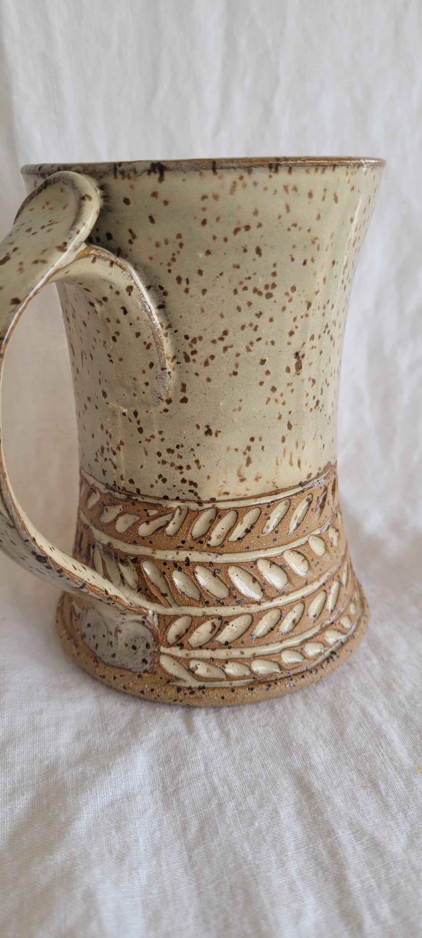 Birch Carved Mug